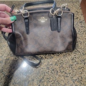 Authentic coach cross body bag